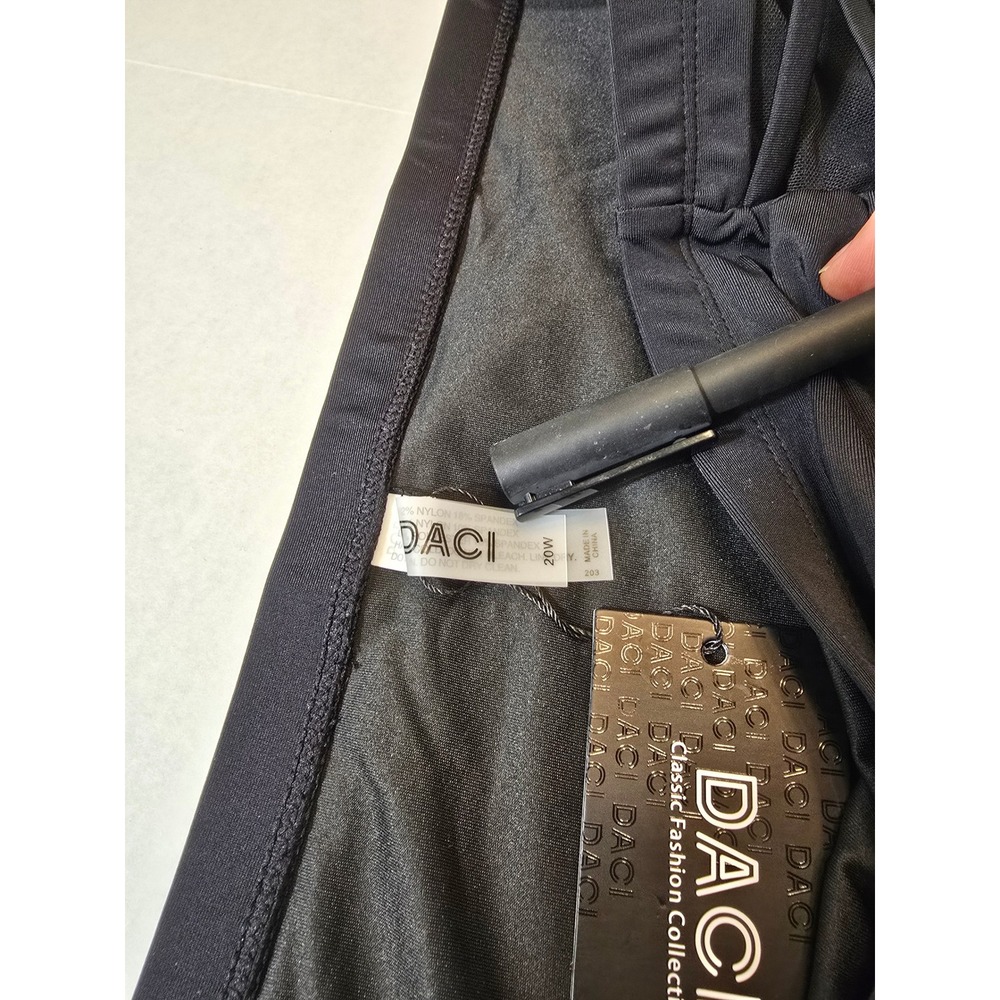 NWT Daci Black Swimsuit Bottoms‎ High Waist Tummy Control 20W